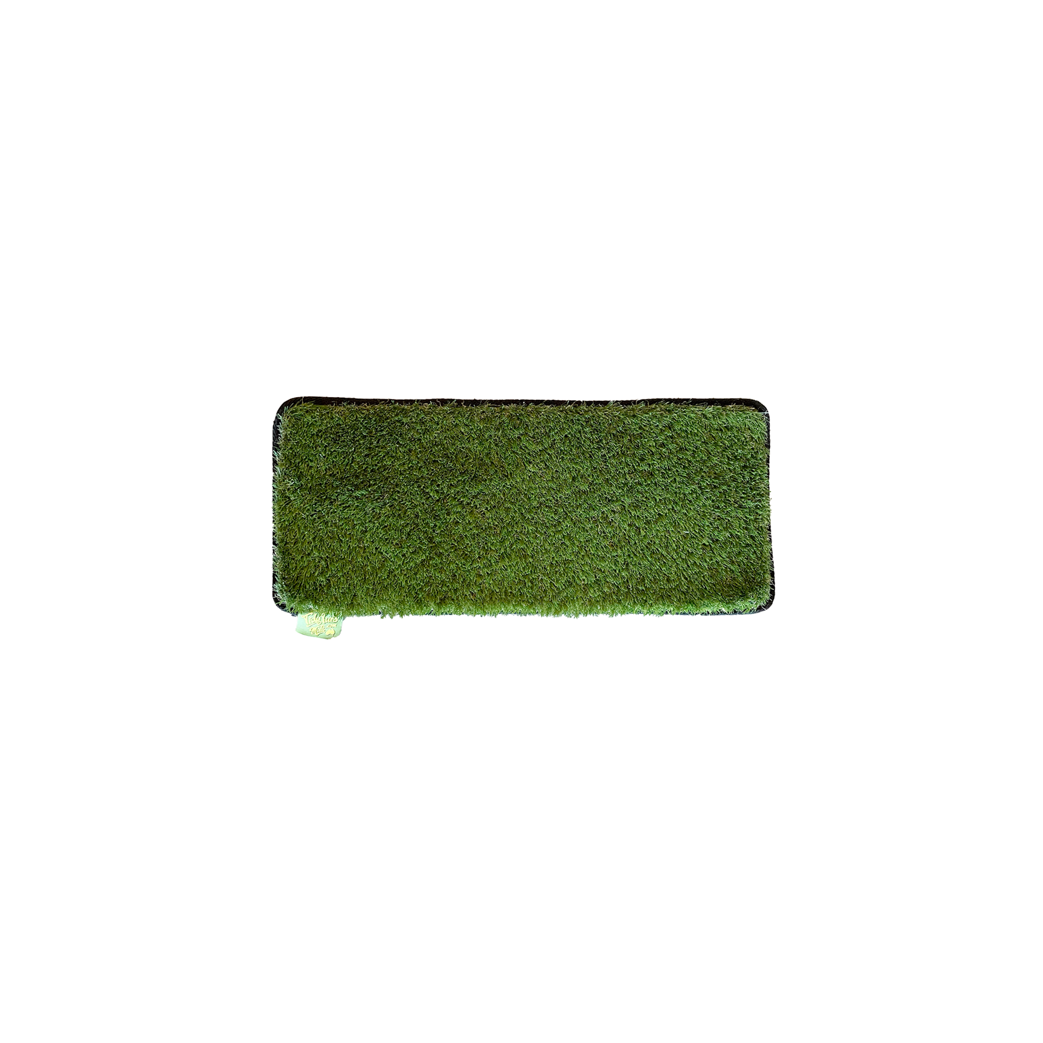 Are We Square Yet? Mat Caravan Step Mat in Green Tidy Turf Mats