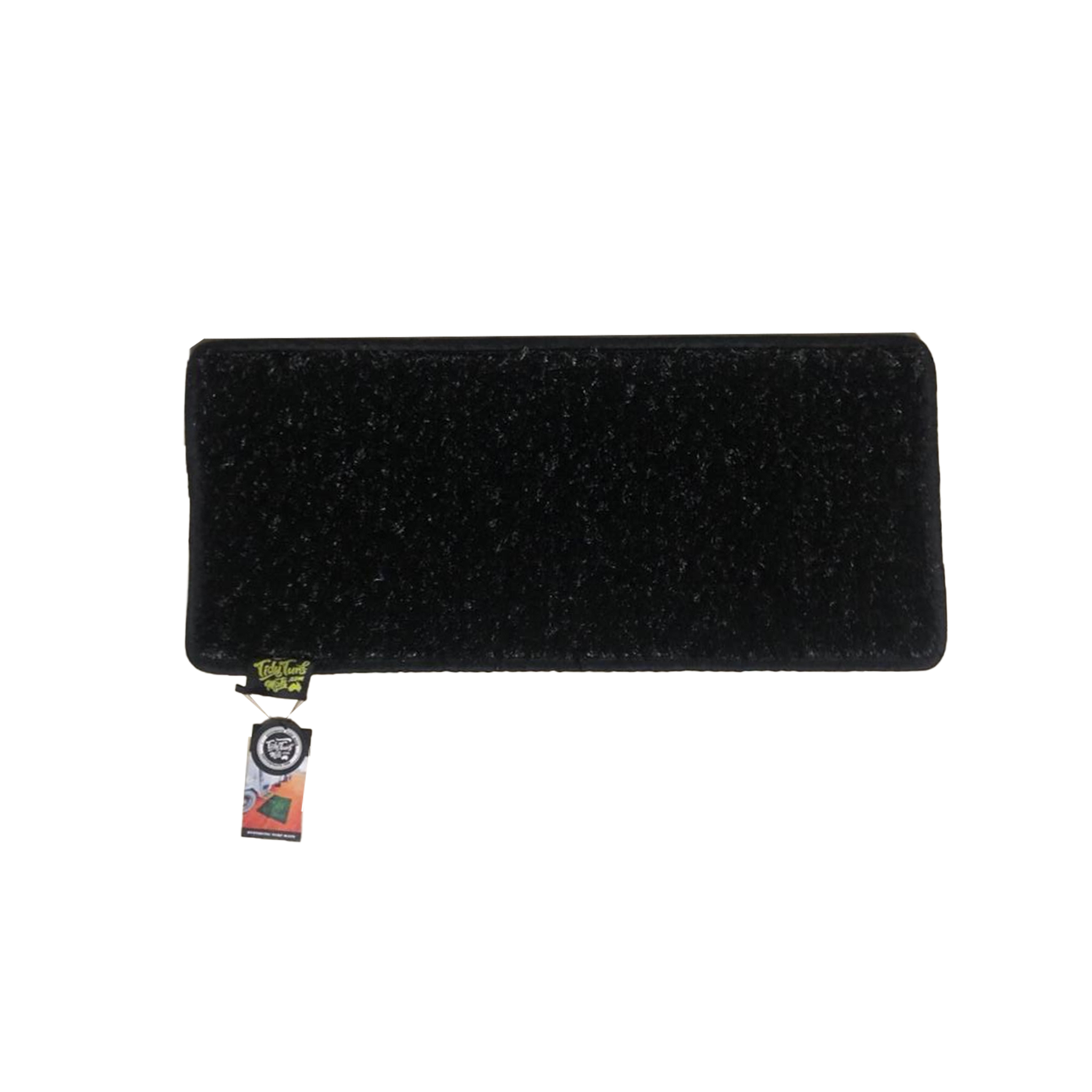 Are We Square Yet? Mat Caravan Step Mat in Black Tidy Turf Mats